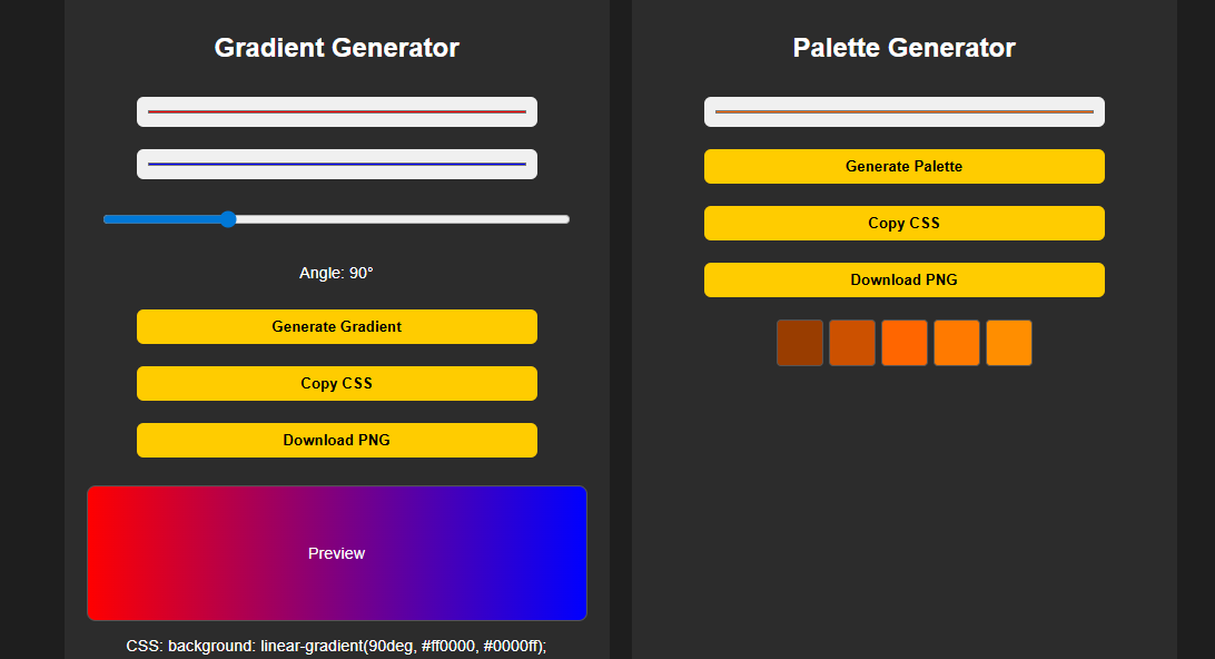 Ultimate Color & Gradient Generator Preview